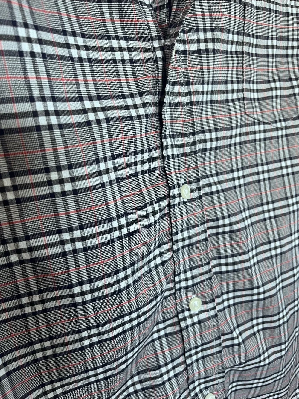 Frank & Eileen “Barry” Purple Plaid 100% Cotton Button-Up Shirt - Picture 4 of 8